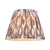 Endon Lighting Diamond Tall Brass Patina with Pearl Grey Ikat Shade 20cm Wall Light 