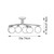 Endon Lighting Aaron 6 Light Brushed Aged Brass with Matt Opal Spheres Semi Flush Ceiling Light 