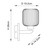 Endon Lighting Travi Vintage Brass with Brown Marble with Ribbed Clear Shade Wall Light 