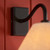 Endon Lighting Knole Matt Black with Natural Shade Wall Light 
