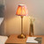 Rise Antique Bronze with Neutral Ikat Shade 16cm Table Lamp