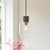 Travi Vintage Brass with Brown Marble with Clear Shade Pendant Light