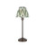 Rise Antique Bronze with Cotswold Green Zigzag Shade 16cm Table Lamp