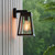 Lymington Matt Black with Clear Glass Shade IP44 Wall Light