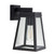 Lymington Matt Black with Clear Glass Shade IP44 Wall Light