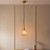 Ashcroft Brushed Aged Brass with Clear Shade Pendant Light
