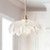 Camellia Soft Scalloped Clear Glass Easy Fit Pendant Shade Only