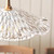 Orchid Textured Clear Glass Easy Fit Pendant Shade Only