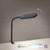 Leuchten Direkt Kelly Black LED Clamp Table Lamp 