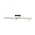 Paul Neuhaus Q-Swing Anthracite with Remote Control LED Semi-Flush Light 