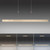 Paul Neuhaus Pure Moto 3 Light Brushed Matt Brass LED Motorised Remote Control Bar Pendant Light 