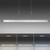 Pure Moto 3 Light Brushed Aluminum LED Motorised Remote Control Bar Pendant Light