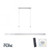 Paul Neuhaus Pure Moto 3 Light Brushed Aluminum LED Motorised Remote Control Bar Pendant Light 