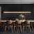 Paul Neuhaus Pure Moto Rise 3 Light Brushed Matt Brass LED Motorised Remote Control Bar Pendant Light 