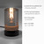 Pasqual Black with Smoke Glass Table Lamp