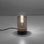Pasqual Black with Smoke Glass Table Lamp