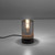 Leuchten Direkt Pasqual Black with Smoke Glass Table Lamp 