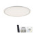 Leuchten Direkt Edging White Round LED Flush Ceiling Light 