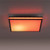 Leuchten Direkt Mario Black with Remote Controlled Colour Changing LED Ceiling Light 