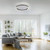 Leuchten Direkt Ritus Anthracite Ring 20W LED Flush Ceiling Light 
