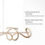 Leuchten Direkt Curls 4 Light Matt Brass LED Bar Pendant Light 