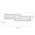 Leuchten Direkt Edging White Square 31W LED Flush Ceiling Light 