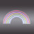 Neon-RAINBOW Multi Colour LED Wall Light