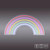 Leuchten Direkt Neon-RAINBOW Multi Colour LED Wall Light 