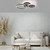 Leuchten Direkt Sevent Black Round LED Ceiling Light 
