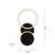 Leuchten Direkt Sevent Black Round LED Ceiling Light 