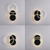 Leuchten Direkt Sevent Black Round LED Ceiling Light 