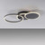 Leuchten Direkt Sevent Black Round LED Ceiling Light 