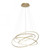 Paul Neuhaus Tessara Matt Brass 4 Light LED Ring Pendant Light 