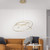 Paul Neuhaus Tessara Matt Brass 4 Light LED Ring Pendant Light 