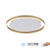 Leuchten Direkt Ritus Matt Brass Ring 20W LED Flush Ceiling Light 