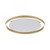 Leuchten Direkt Ritus Matt Brass Ring 20W LED Flush Ceiling Light 