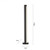 Paul Neuhaus Pure Lines Anthracite Remote Control LED Floor Lamp 