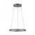 Paul Neuhaus Pure E-Loop 2 Light Grey LED Motorised Ring Pendant Light 