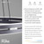 Paul Neuhaus Pure E-Loop 2 Light Grey LED Motorised Ring Pendant Light 