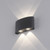 Carlo 4 Light Anthracite Up and Down LED Wall Light