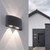 Carlo 4 Light Anthracite Up and Down LED Wall Light