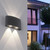 Paul Neuhaus Carlo 4 Light Anthracite Up and Down LED Wall Light 