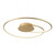 Paul Neuhaus Nastro Gold LED Flush Ceiling Light 