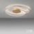 Paul Neuhaus Nastro Gold LED Flush Ceiling Light 