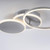 Leuchten Direkt Sevent Steel Round LED Ceiling Light 