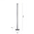Pure Lines Aluminium Remote Control LED Floor Lamp