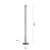 Paul Neuhaus Pure Lines Aluminium Remote Control LED Floor Lamp 
