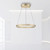 Pure E-Loop 2 Light Matt Brass LED Motorised Ring Pendant Light