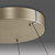 Paul Neuhaus Pure E-Loop 2 Light Matt Brass LED Motorised Ring Pendant Light 
