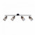 Leuchten Direkt Pasqual 4 Light Black with Adjustable Smoke Glass Bar Ceiling Spotlight 
